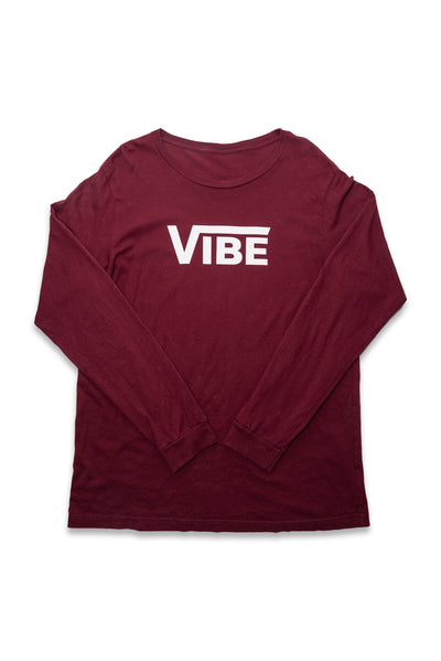 VIBE | Maroon Long Sleeve Shirt