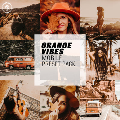 Orange Vibes - Mobile Presets