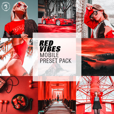 Red Vibes - Mobile Presets