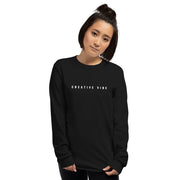 BLACK Vert Back | Long Sleeve Shirt